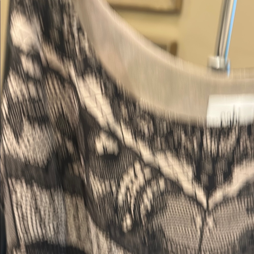 CAbi Black and Gray Patterned Top - Picture 4 of 5
